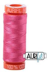 Aurifil Mako 50wt Cotton 200 m 220 yd. spool - 2530 Blossom Pink